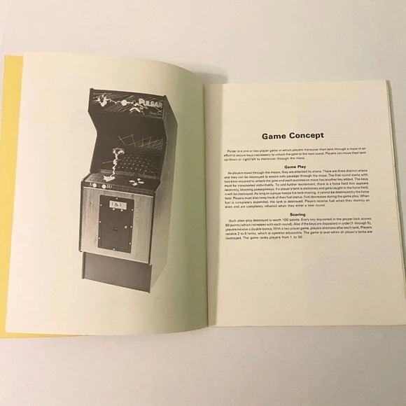 Vintage 1981 Pulsar Owners Manual Gremlin Sega Arcade Game Manual - Picture 5 of 12